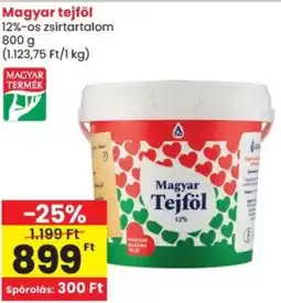 Spar Magyar tejföl ajánlat