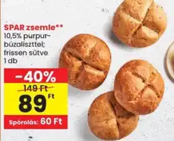 Spar SPAR zsemle ajánlat