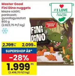 Spar Master Good Fini Dino nuggets ajánlat