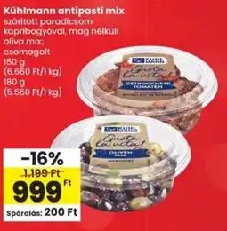 Spar Kühlmann antipasti mix ajánlat