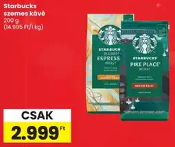 Spar Starbucks szemes kávé ajánlat