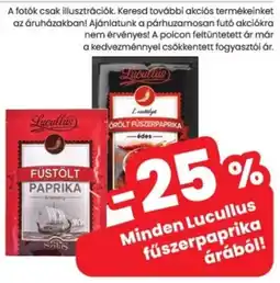 Spar Lucullus fűszerpaprika ajánlat