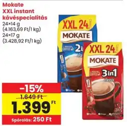 Spar Mokate XXL instant kávéspecialitás ajánlat