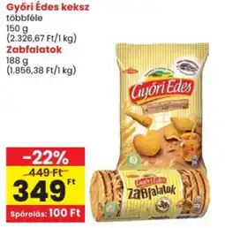 Spar Győri Édes keksz, Zabfalatok ajánlat