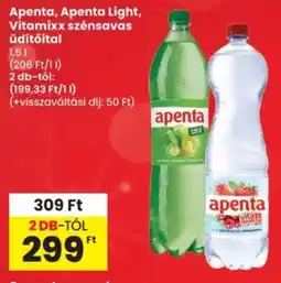Spar Apenta, Apenta Light, Vitamixx szénsavas üdítőital ajánlat