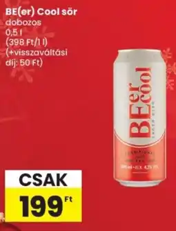 Spar BE(er) Cool sör ajánlat