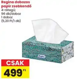 Spar Regina dobozos papír zsebkendő ajánlat