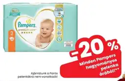 Spar Pampers hagyományos pelenka ajánlat
