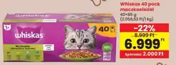 Spar Whiskas 40 pack macskaeledel ajánlat