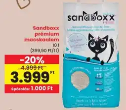 Spar Sandboxx prémium macskaalom ajánlat