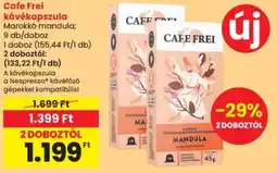 Spar Cafe Frei kávékapszula ajánlat