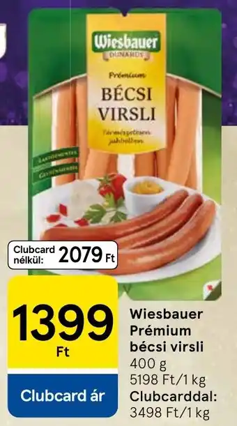 Wiesbauer Prémium bécsi virsli