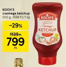 Tesco KOCH'S csemege ketchup ajánlat