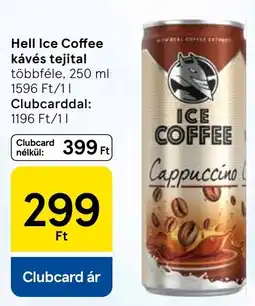 Tesco Hell Ice Coffee kávés tejital ajánlat