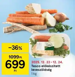 Tesco Tesco előkészített leveszöldség ajánlat