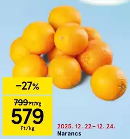 Tesco Narancs ajánlat