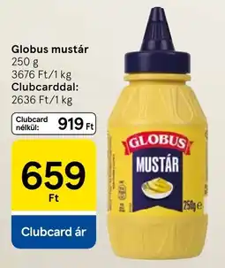 Tesco Globus mustár ajánlat