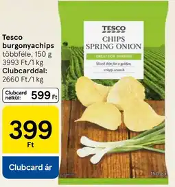 Tesco Tesco burgonyachips ajánlat