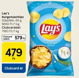 Tesco Lay's burgonyachips ajánlat