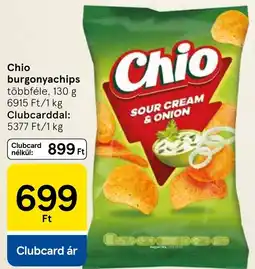 Tesco Chio burgonyachips ajánlat