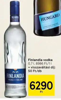 Tesco Finlandia vodka ajánlat