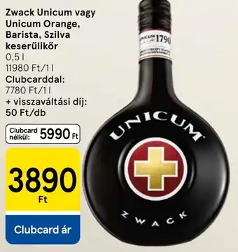 Zwack Unicum vagy Unicum Orange, Barista, Szilva keserűlikőr