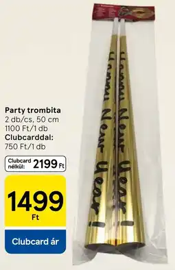 Tesco Party trombita ajánlat