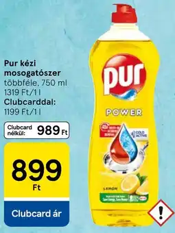 Tesco Pur kézi mosogatószer ajánlat