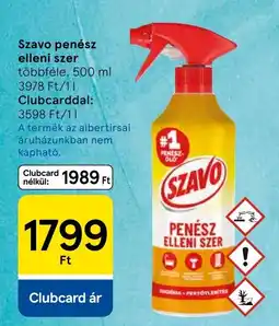 Tesco Szavo penész elleni szer ajánlat