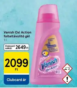 Tesco Vanish Oxi Action folteltávolító gél ajánlat