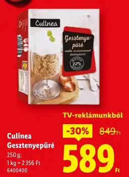 Lidl Culinea Gesztenyepüré ajánlat