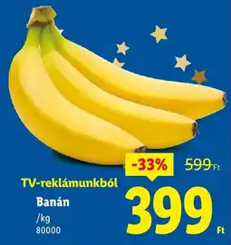 Lidl Banán ajánlat
