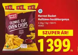 Lidl Harvest Basket Hullámos hasábburgonya ajánlat