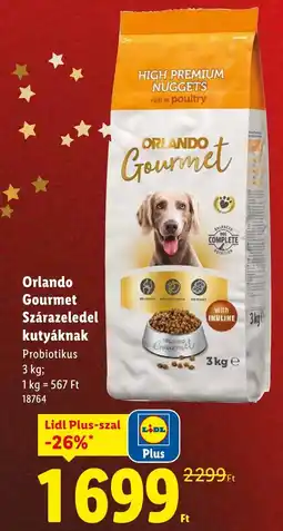 Lidl Orlando Gourmet Szárazeledel kutyáknak ajánlat