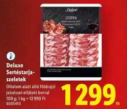 Lidl Deluxe Sertéstarjaszeletek ajánlat
