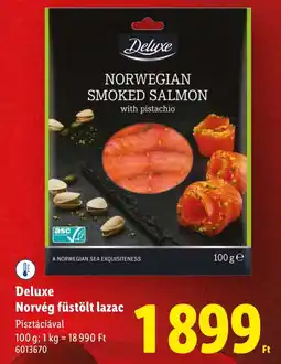 Lidl Deluxe Norvég füstölt lazac ajánlat