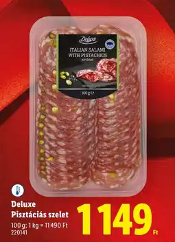 Lidl Deluxe Pisztáciás szelet ajánlat