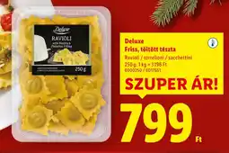 Lidl Deluxe Friss, töltött tészta ajánlat