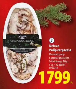 Lidl Deluxe Polip carpaccio ajánlat