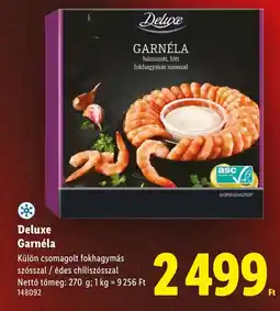 Lidl Deluxe Garnéla ajánlat