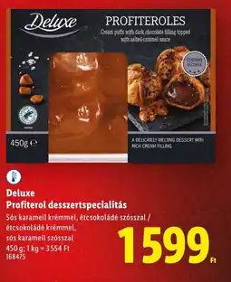 Lidl Deluxe Profiterol desszertspecialitás ajánlat