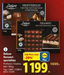 Lidl Deluxe Desszert-specialitás ajánlat