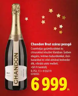 Lidl Chandon Brut száraz pezsgő ajánlat