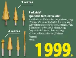 Lidl Parkside Speciális fúrószárkészlet ajánlat