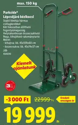 Lidl Parkside Lépcsőjáró kézikocsi ajánlat