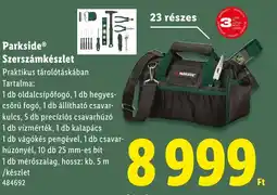 Lidl Parkside Szerszámkészlet ajánlat