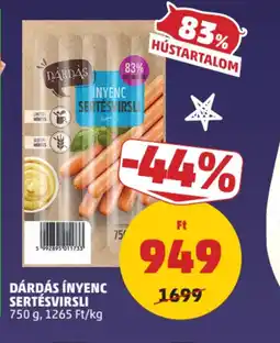 PENNY DÁRDÁS ÍNYENC SERTÉSVIRSLI ajánlat
