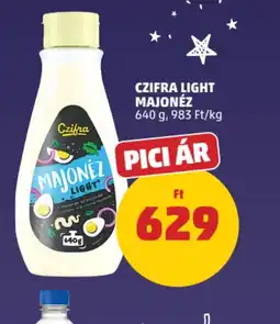 PENNY CZIFRA LIGHT MAJONÉZ ajánlat