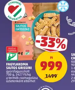 PENNY FAGYLAKOMA SAJTOS GRISSINI ajánlat