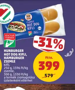 PENNY HUNBURGER HOT DOG KIFLI ajánlat